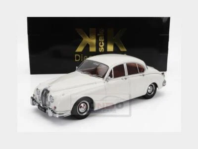 1:18 KK SCALE Jaguar Daimler 250 V6 Lhd White Interieur Brown 1962 KKDC181033 - Immagine 1 di 2