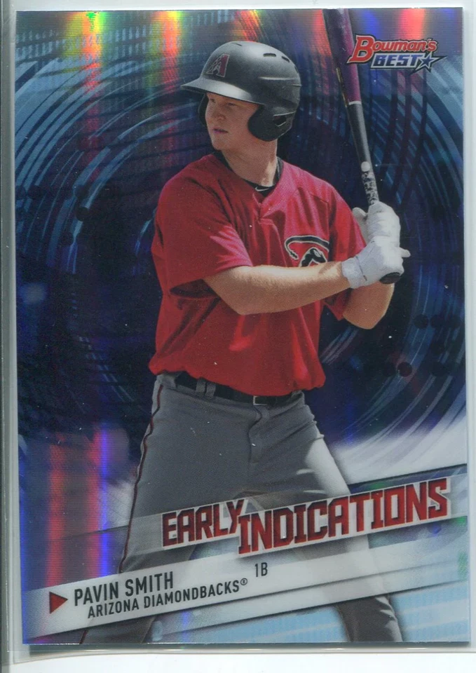 Pavin Smith 2018 Bowman's Best Early Indications Refractor Rookie Card - Image 1 of 1
