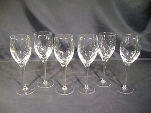 Kosta Boda Chateau Clear Wine Glasses Set of 6 - Picture 1 of 12