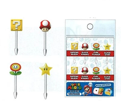 Lonchera Bambina Picks Super Mario Nintendo 8 Piezas De Japón Foto 1 de 2