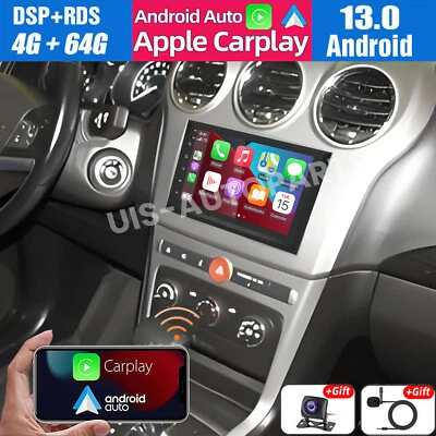 4+64 GB para Chevy Captiva Sport 2012-2015 Android 13 CarPlay coche radio estéreo GPS Foto 1 de 4