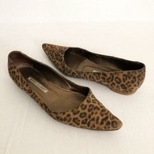 animal print ballerina flats