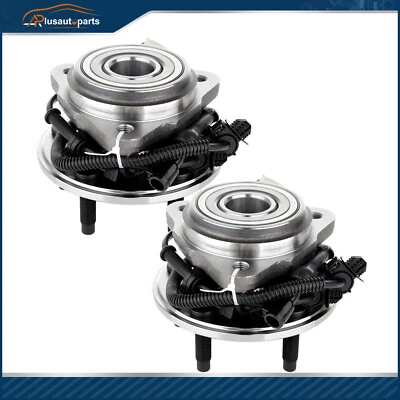 Pair Front Wheel Bearing Hub Fits Ford Ranger Explorer Sport Mercury Mountaineer Foto 1 de 4