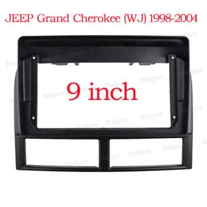 9'' Car Radio Stereo Frame Fascia Panel Bezel for Jeep Grand Cherokee 1999-2004 - Picture 1 of 6