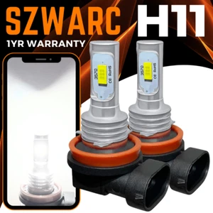2x H11 Led Fog Light Bulb Xenon Bright White 6000k 711 Headlight Lamp Bulbs 12v - Picture 1 of 13