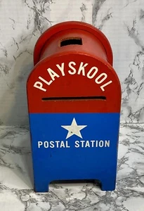 Vintage Wooden Playskool Postal Station Mailbox - Picture 1 of 7