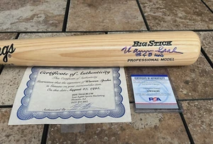 WARREN SPAHN PSA SIGNED AUTOGRAPHED BASEBALL BAT WITH 363 WINS CLEAN - Picture 1 of 8