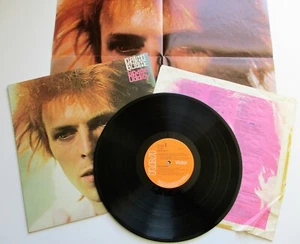 David Bowie - Space Oddity UK 1973 RCA Repress LP with Inner & Poster - Picture 1 of 6