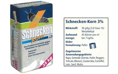 § Frunol Delicia Schneckenkorn 3% Nacktschnecken Profiware Metaldehyd Arinex