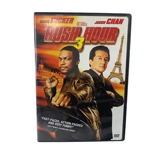 Rush Hour 3 DVD Chris Tucker Jackie Chan PG-13 GUC - Imagen 1 de 3