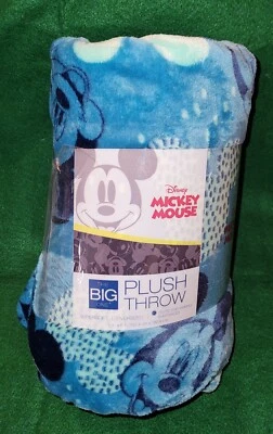 Disney The Big One Plush Throw Blanket 5ft x 6ft Mickey Mouse New - Image 1 of 2