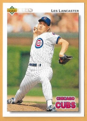 LES LANCASTER CHICAGO CUBS #481 - UPPER DECK NM-MT 1992 - Image 1 of 2