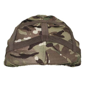 Brit.  MTP Helmet Cover, Helmbezug, für MK7 Helm Größe Large  Neuwertig + Bänder - Bild 1 von 1