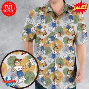 Mighty Max Monster Hawaiian Shirt - Picture 1 of 2