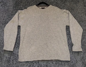 Vintage Woolrich Mens Large Sweater Wool Blend 9021 Khaki Beige Crew Neck XL - Picture 1 of 4