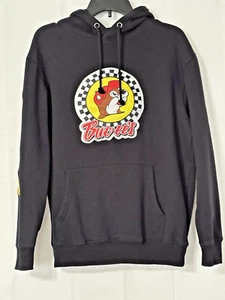 Sudadera con Capucha Forrada Negra Buc-ee's con Parches con Logotipo y Bolsillo Canguro Talla M - Imagen 1 de 6