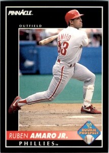 1992 Pinnacle #570 Ruben Amaro Jr Rookie
