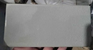 Daltile Structured Effects Crackled Grey 3" x 6" Glazed Ceramic Wall Subway Tile - Picture 1 of 1