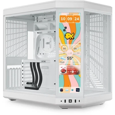 HYTE CS-HYTE-Y70TTI-WW Computer Case Y70 touch infinite mTower ATX TG Snow White - Image 1 of 4