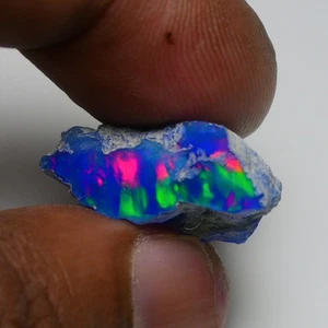 Smooth Blue Opal Rough 13.90 Cts Natural Ethiopian Welo Opal Raw, Jewelry Grade - Picture 1 of 8
