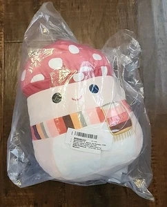 Squishmallows Malcolm The Mushroom With Scarf 10” NWT Fall/Winter - Picture 1 of 5