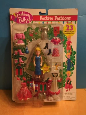 Vintage 2001 Polly Pocket Festive Fashions NIB Never Opened - Image 1 of 4