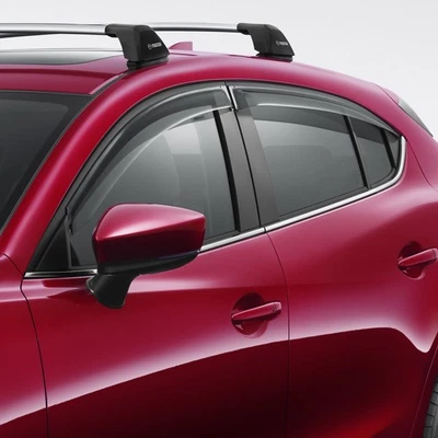 New Genuine Mazda 3 BM BN Slimline Weathershields set Accessory Part BM11ACWSSB - image 1 of 3