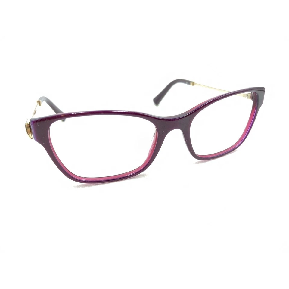 Bvlgari 4159-B 5426 Purple Gold Eyeglasses Frames 52-17 140 Italy Designer Women - Image 1 of 4