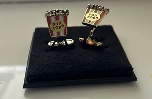 Paul Smith Men’s Popcorn Cufflinks Novelty Designer Gift Boxed - Picture 1 of 4