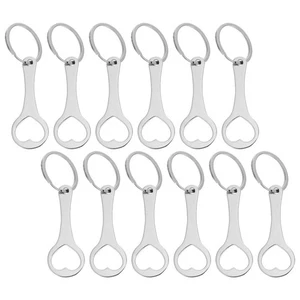 12 Pezzi Portachiavi Gettoni Fibbia Shopping Metallo Trolley Portachiavi - Foto 1 di 12