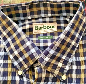Barbour Herren Hemd XL Mehrfarbig Kariert Langarm Baumwolle - Bild 1 von 3