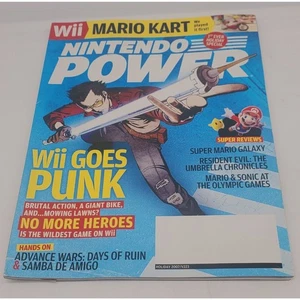 Nintendo Power 223 No More Heroes W/ Soul Calibur Legends Poster Holiday 2007 - Foto 1 di 3