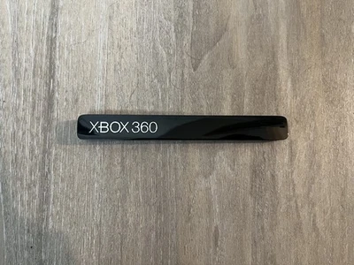 Xbox 360 Slim Glossy Black DVD Disc Drive Bezel Faceplate OEM - Image 1 of 2