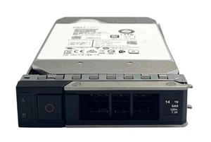 Dell 14TB 7.2K 12G SAS LFF (3.5-Inch) Hard Drive K9CD3 - Afbeelding 1 van 2
