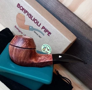 Pipa Bonfiglioli Amber pipe pfeife briar radica artigianale Italy - Foto 1 di 8