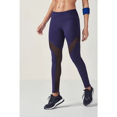Legging Fabletics Cherise talla XL tinta (azul oscuro)/malla negra Foto 1 de 4