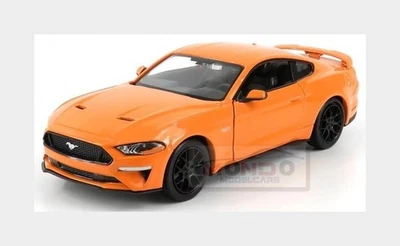 1:24 MOTORMAX Ford Usa Mustang Gt Coupe 2018 Orange MTM79352OR - Immagine 1 di 2