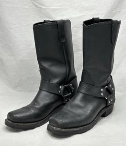 Gently Worn $160 Dingo 11" Harness Dean Biker Boots DI19057 Men's 9 1/2 D - Picture 1 of 4
