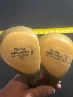 (2) Turbo Power made With Kevlar GB-Full Body Driver + 3 Wood RS Flex Grapite RH - Image 1 of 4