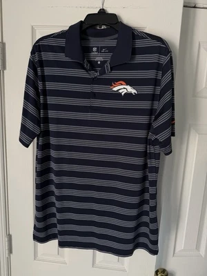 Polo Denver Broncos Nike Dri Fit para hombre talla grande Foto 1 de 4
