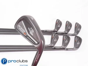 Nice Cobra KING Forged CB/MB 4-PW Combo IRON SET - KBS CTaper Stiff Flex 458167 - Picture 1 of 6