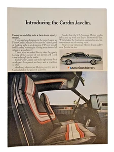 Original 1972 AMC Speer Pierre Cardin Anzeige 8,5x11 - Bild 1 von 1