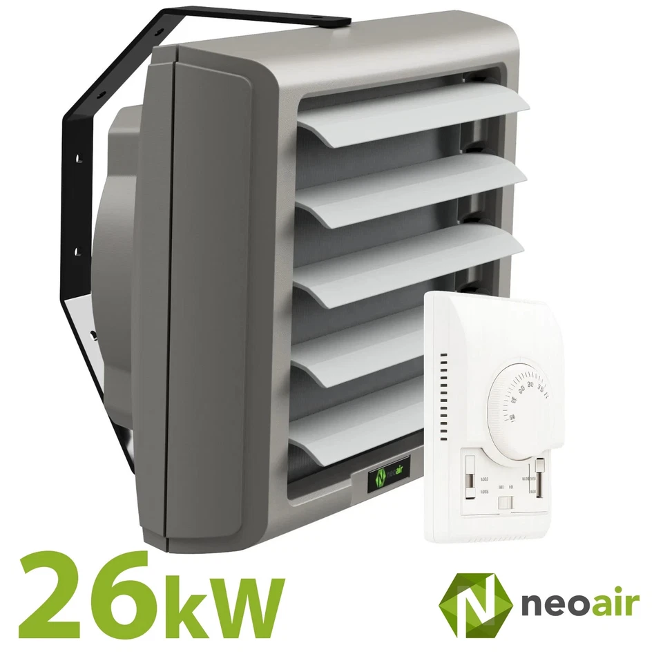 Lufterhitzer NeoAir EVO26 26kW inkl. Konsole Regler mit Termostat Hallenheizung