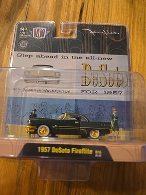 M2 Diorama 1957 DeSoto Fireflite,2 人物 1: 64 比例压铸 R16.免费送货 — 第 1/4 张图片