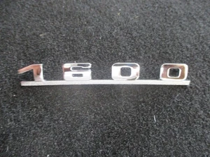 Porsche 356 Emblems- "1600"- 2 Tabs - HI QUALITY-BRIGHT CHROME - Picture 1 of 6