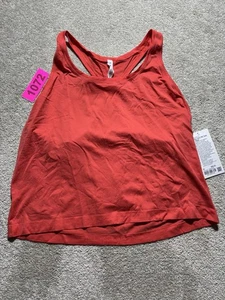 Camiseta sin mangas Lululemon Swiftly Tech RB 2.0 naranja talla 20 nueva con etiquetas - Imagen 1 de 5
