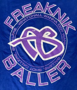 Vintage FREAKNIK BALLER 1998 T-Shirt, XXX Large NWOT Hip Hop - Picture 1 of 6