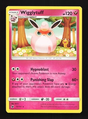 Wigglytuff 72/111 LP Crimson Invasion English Pokemon Card TCG - Image 1 of 4