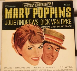 Walt Disney's Mary Poppins (Original Cast Soundtrack) 1964 Vinyl LP Record Album - Picture 1 of 1