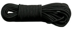 General Purpose 3/8" Utility Black Rope 100 Feet 315 Rothco  - Photo 1/1